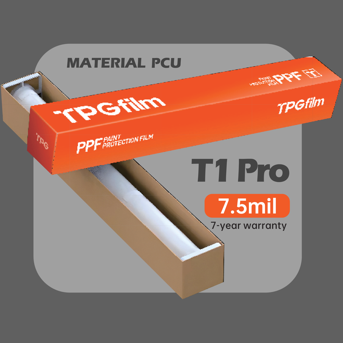محصول کاور PCU-PPF شفاف برند TPG | مدل T1 Pro